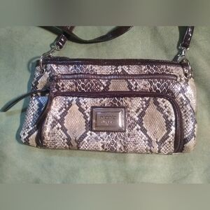 Nicole Miller Snake Print Crossbody Bag Animal Print Is IN!